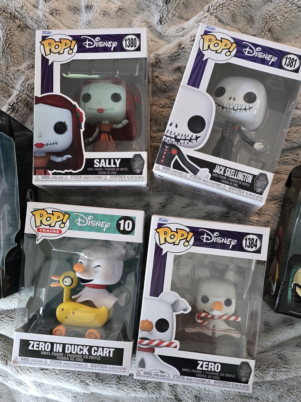 Funko Pop! Disney Sally, Jack & Zero Vaulted Collectible Set (White, Black, Red)